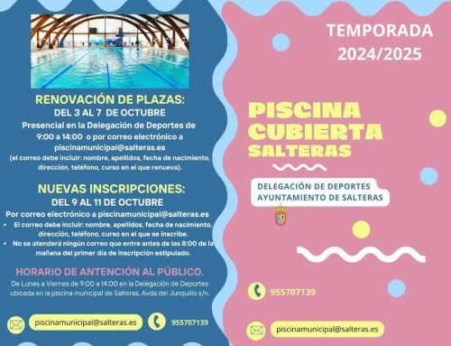 Temporada 2024/2025 en la Piscina Cubierta de Salteras